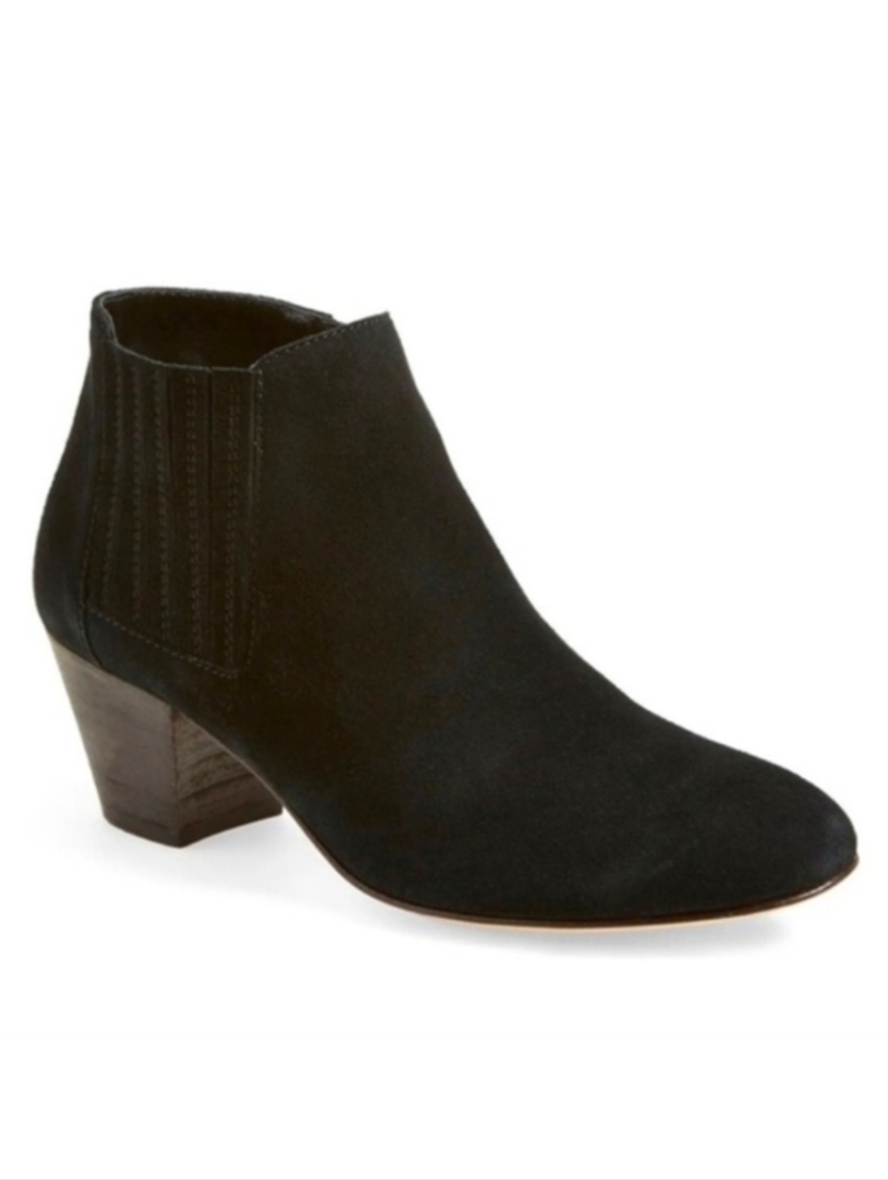 AQUATALIA Fallyn Ankle Booties US 8 Weatherproof Suede Heeled Boots